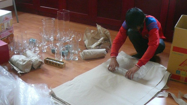 hình ảnh đóng gói đồ dễ vỡ