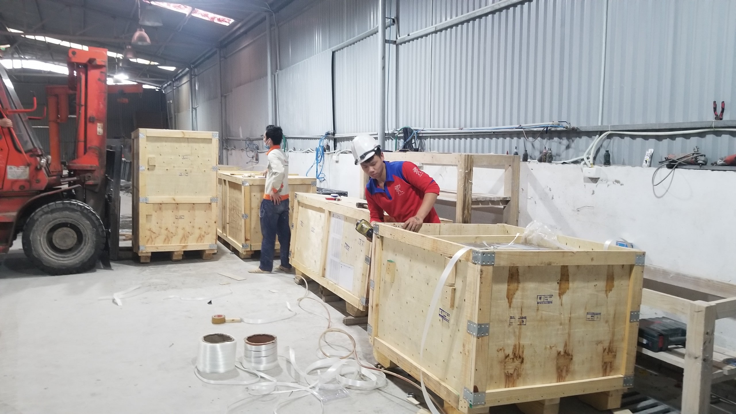 Dịch vụ đóng kiện gỗ máy móc xuất khẩu tại Thuận Giao Bình Dương