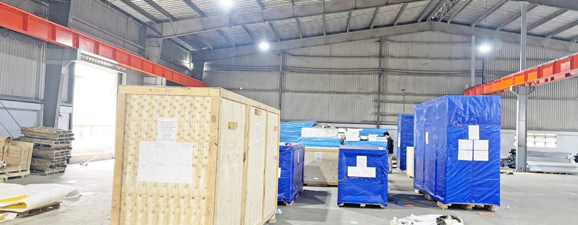Dịch vụ đóng thùng gỗ chuyển hàng tại cụm công nghiệp Ba Hàng