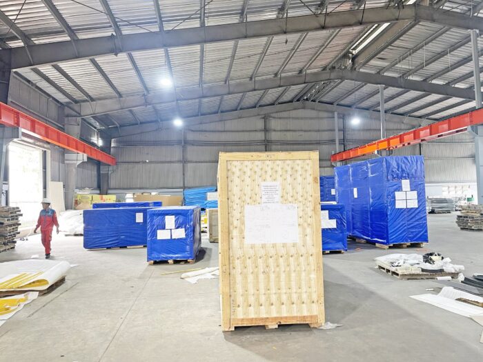Dịch vụ đóng thùng gỗ chuyển hàng hóa tại cụm công nghiệp Ba Hàng