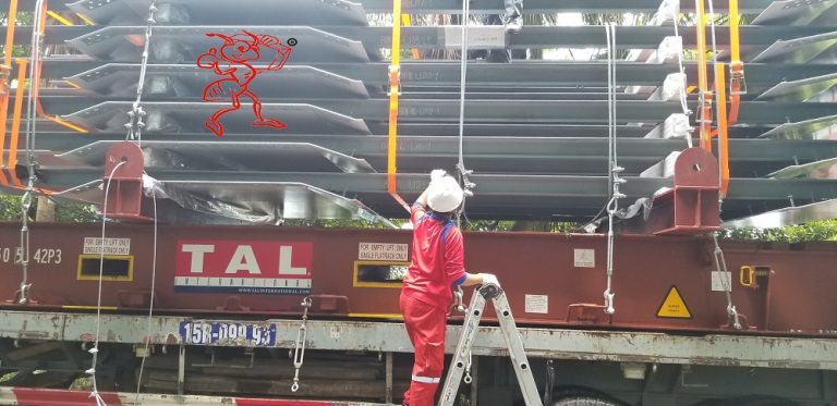 đóng gói hàng kết cấu thép