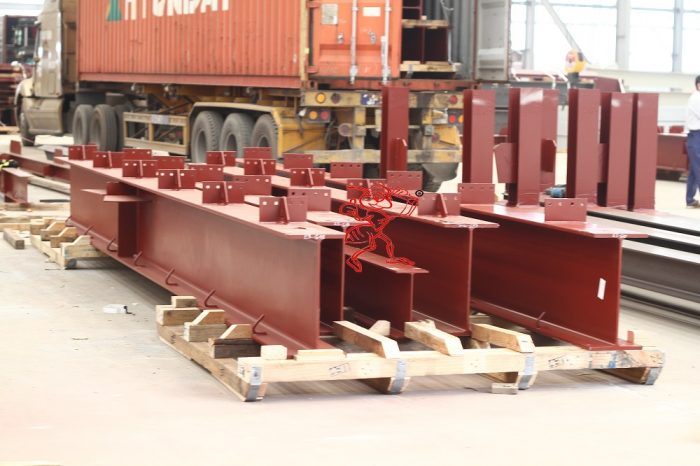 đóng gói hàng kết cấu thép