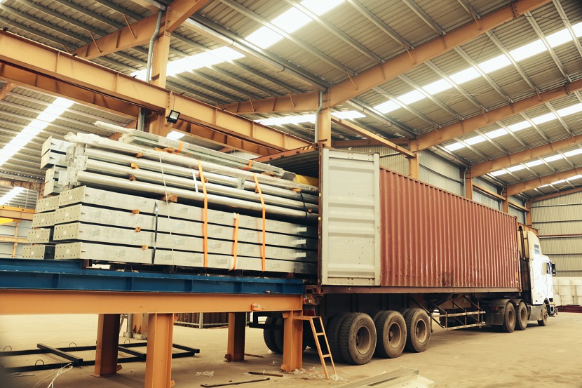 đóng gói hàng kết cấu thép
