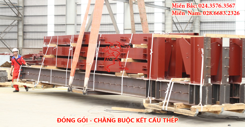 đóng gói hàng kết cấu thép